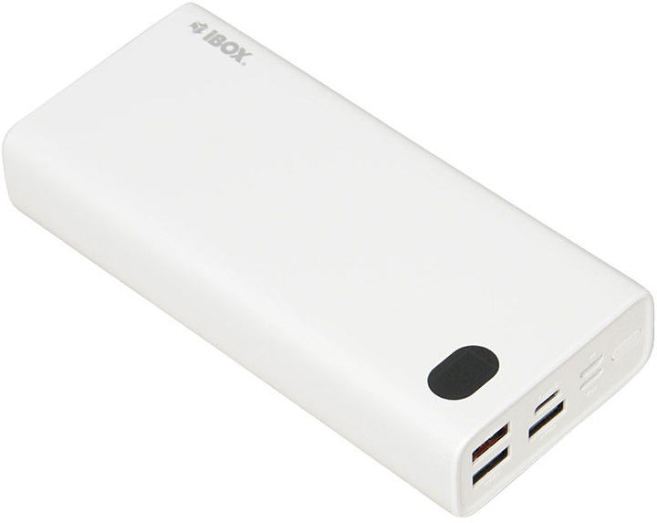 Powerbank iBOX PB20 20000mAh White (5903968680831) - obraz 1