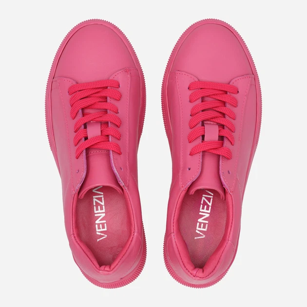 Жіночі снікери Venezia D010 39 26 см Рожеві (5906140360286) - зображення 5