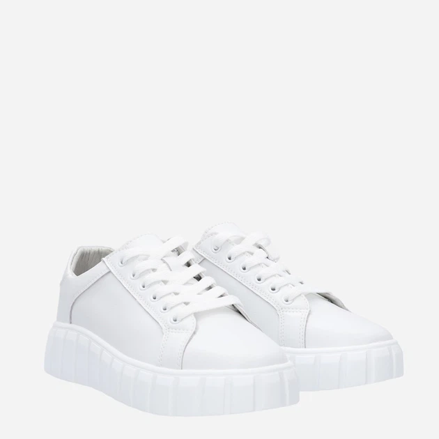 Жіночі кеди низькі Venezia F3033 39 26 см Білі (5906140415993) - зображення 4