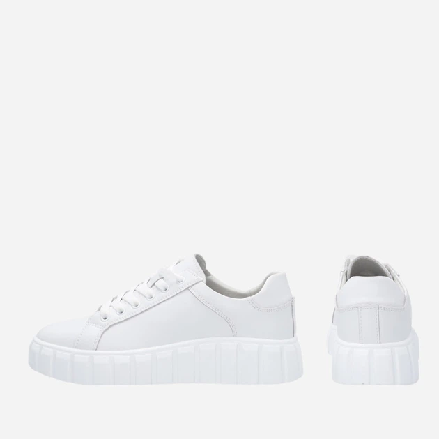 Sneakersy damskie skórzane Venezia F3033 36 23.7 cm Biały/Złoty (5906140415795) - obraz 8