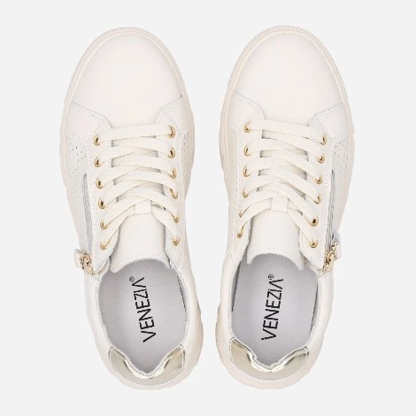 Жіночі кеди низькі Venezia FT210256 41 27 см Бежеві (5906140416402) - зображення 5