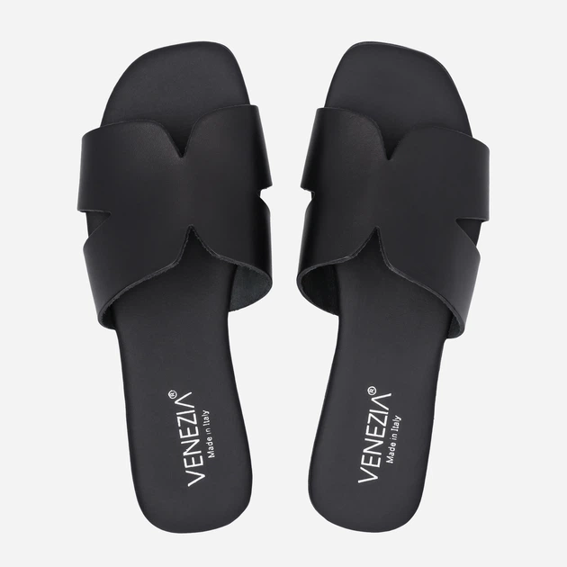 Жіночі пантолети Venezia 12092 PELLE 39 26 см Чорні (5906140413494) - зображення 5