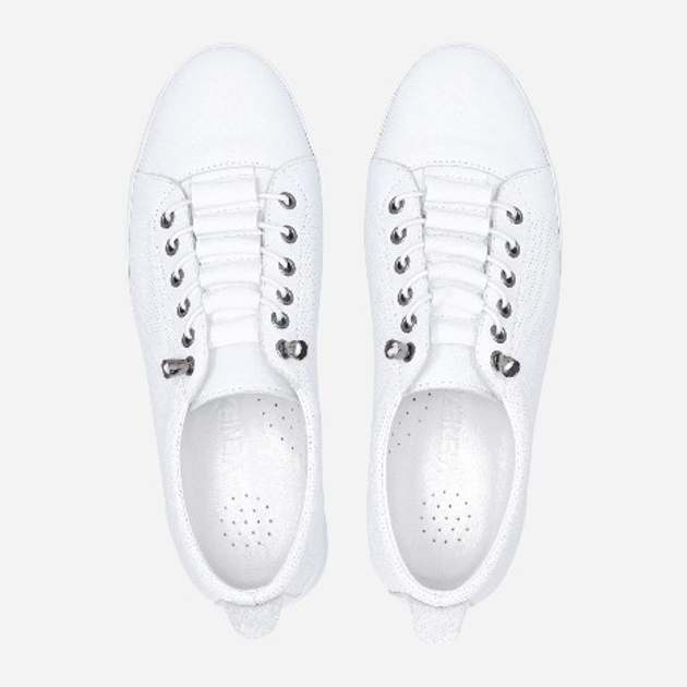 Sneakersy damskie Venezia 0327000-1 40 26.4 cm Białe (5906140333020) - obraz 5