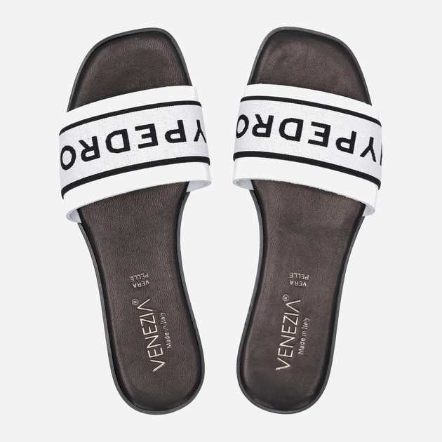 Жіночі шльопанці Venezia P607 PE-EL 41 27 см Білі (5906140388518) - зображення 5