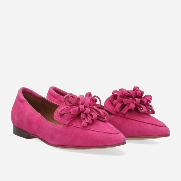 Lordsy damskie skórzane Venezia LOG9473 SUE 41 27 cm Różowe (5906140393413) - obraz 4