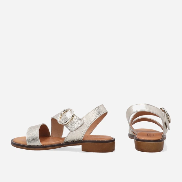 Sandały damskie skórzane Venezia 1481 LA BO 36 23.7 cm Złote (5906140458778) - obraz 3