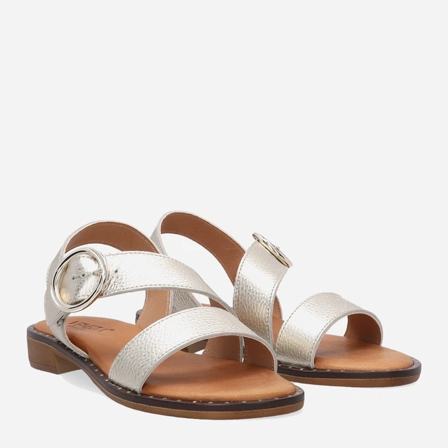 Sandały damskie skórzane Venezia 1481 LA BO 37 24.2 cm Złote (5906140458785) - obraz 4