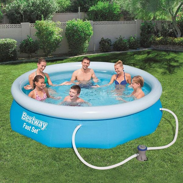 Надувной бассейн Bestway 57270 (305х76 см) Fast Set - Фото 3 Надувной бассейн Bestway 57270 (305х76 см) Fast Set - изображение 3
