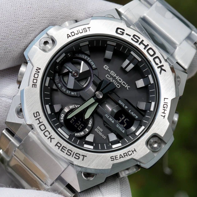 Часы Casio G-SHOCK GST-B400D-1A Bluetooth SLIM G-Steel