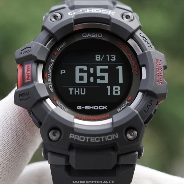動作良好 CASIO G-SHOCK GBD-100 ブラック × レッド G-SQUAD G-SHOCK Gショック ジーショック Gスクワッド スマートフォン