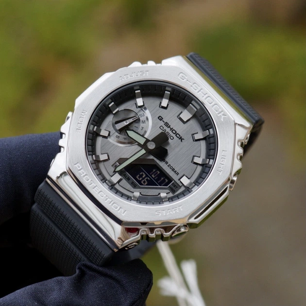 Наручные Часы Casio G-Shock GM-2100-1AER OAK 200m Diver Оригинал