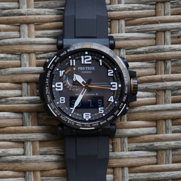 Часы Casio PRW-6600Y-1A9 ProTrek Tough Solar Multuband 6 Triple
