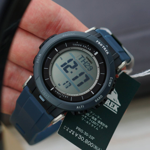 Часы Casio Pro-Trek PRG-30-2JF Triple Sensor Tough Solar