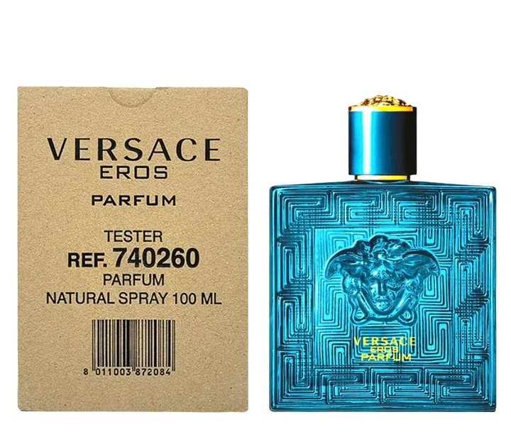 Тестер Духи для мужчин Versace Eros Parfum 100 мл - Фото 1 Тестер Духи для мужчин Versace Eros Parfum 100 мл - изображение 1