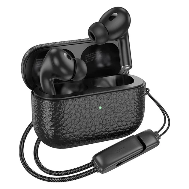 Бездротові навушники Bluetooth HOCO Duke true wireless BT headset EQ9 |BT5.3, 7/28h| black - Фото 1 Бездротові навушники Bluetooth HOCO Duke true wireless BT headset EQ9 |BT5.3, 7/28h| black - зображення 1