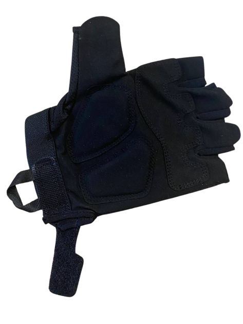 Рукавички тактичні KOMBAT UK Alpha Fingerless Tactical Gloves чорний XL (kb-aftg-blk-xl) - изображение 3