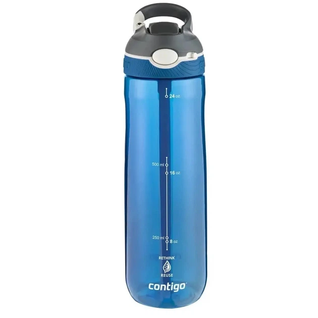 Спортивная бутилка Contigo Ashland 0.72 л, Monaco Blue (2191379) - Фото 1 Спортивная бутилка Contigo Ashland 0.72 л, Monaco Blue (2191379) - изображение 1
