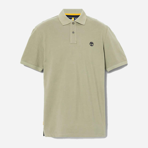 Koszulka polo męska Timberland TB0A26N4 M Jasny khaki (196246701396) - obraz 4