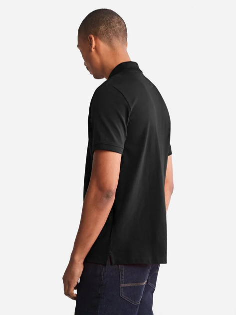 Koszulka polo męska Timberland TB0A26N4 S Czarna (196010301371) - obraz 4