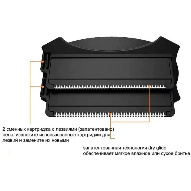 Бритва для спины BauTech и тела BakBlade 2.0 Черный (1014-149-00) - Фото 3 Бритва для спины BauTech и тела BakBlade 2.0 Черный (1014-149-00) - изображение 3