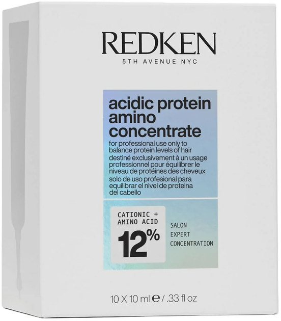 Koncentrat do włosów Redken Acidic Protein Amino Concentrate 10x10 ml (3474637023133) - obraz 1