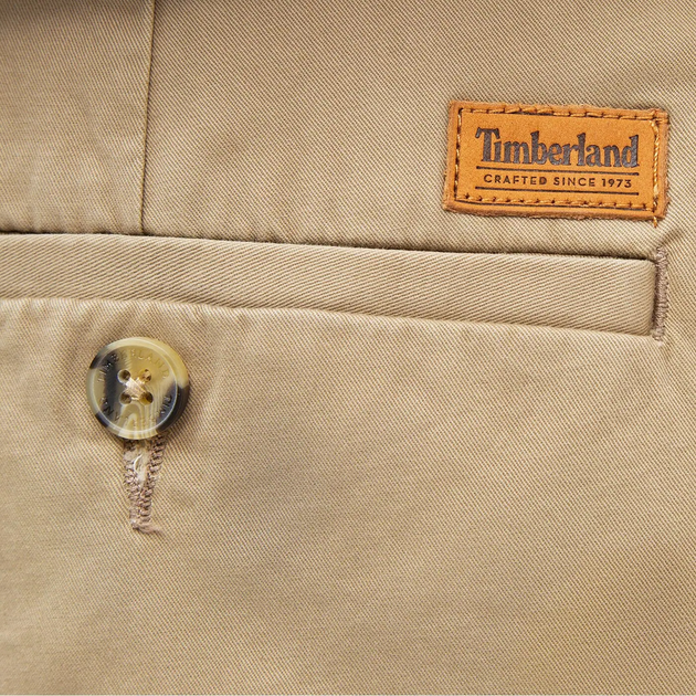 Spodnie chinosy męskie Timberland TB0A2BYY 35 Beżowe (193393719946) - obraz 4