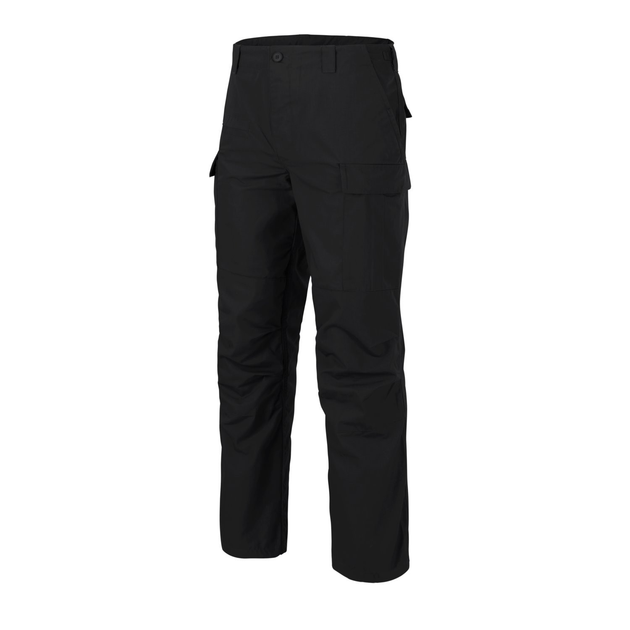 Брюки Helikon-Tex BDU Mk2 - PolyCotton Ripstop, Black S/Regular (SP-BD2-PR-01) - зображення 1