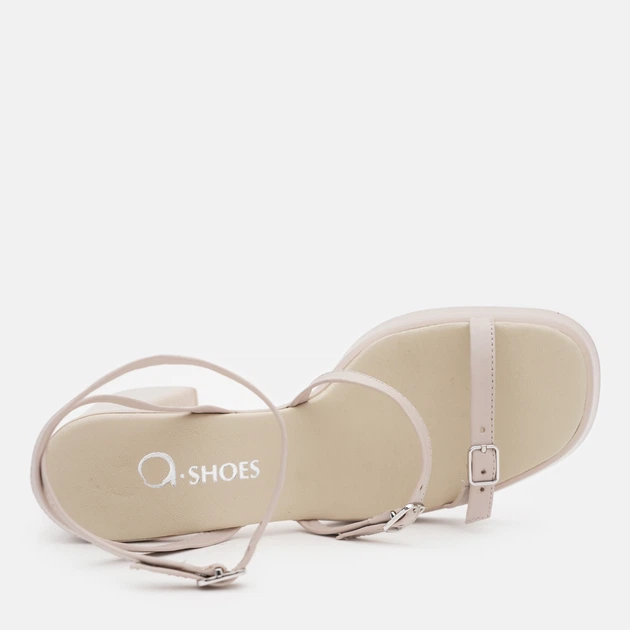 Женские босоножки кожаные Ashoes Remi/718 36 23.5 см Св.латте (ROZ6501004355) - изображение 5