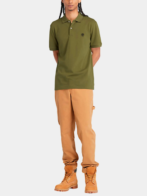 Поло довге чоловіче Timberland TB0A2DJE XXL Хакі (194902941711) - зображення 3