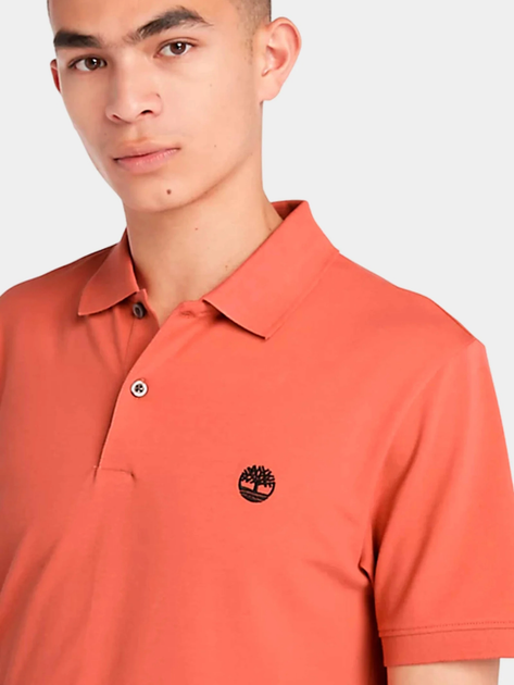 Поло довге чоловіче Timberland TB0A2DJE S Коралове (194902941926) - зображення 4