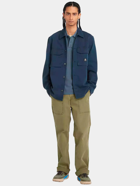 Поло довге чоловіче Timberland TB0A5UH3 M Синє (194903900779) - зображення 3