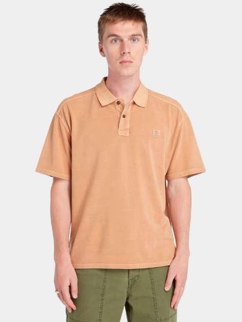 Koszulka polo męska Timberland TB0A5UH3 M Beżowa (194903901912) - obraz 1