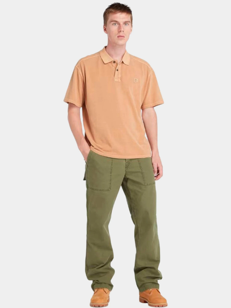 Поло довге чоловіче Timberland TB0A5UH3 M Бежеве (194903901912) - зображення 3