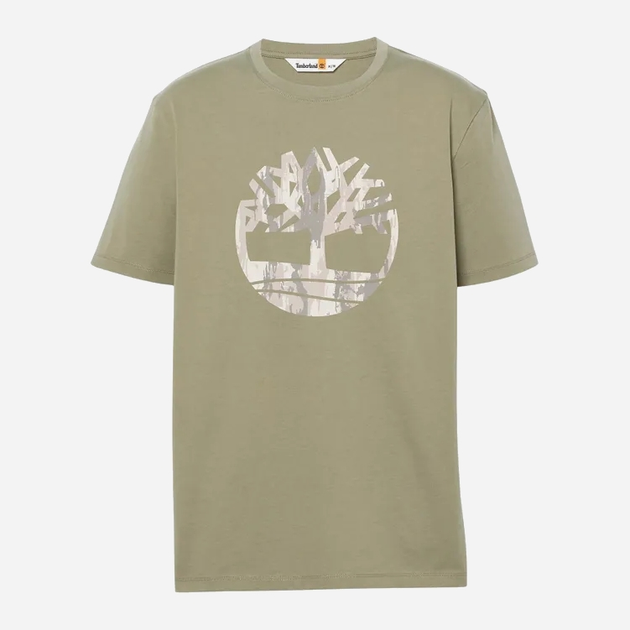 Футболка бавовняна довга чоловіча Timberland TB0A5UP3 L Хакі (194902996032) - зображення 4