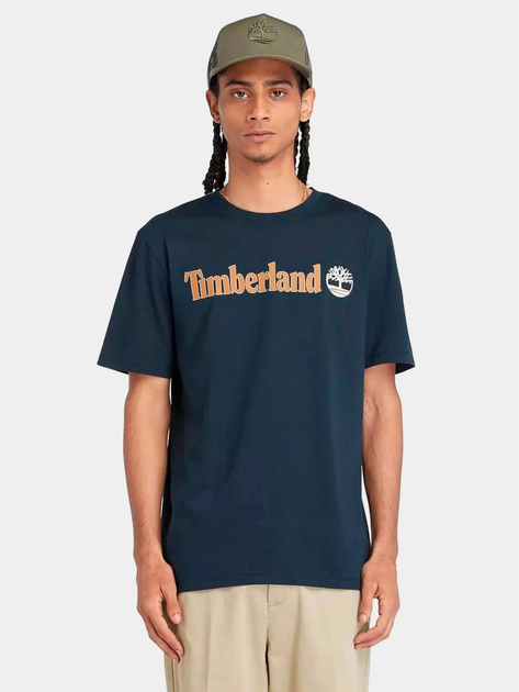 T-shirt męski bawełniany Timberland TB0A5UPQ XXL Niebieski (194902997473) - obraz 1