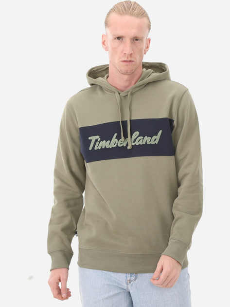 Bluza męska z kapturem Timberland TB0A6FKM L Khaki (196247865035) - obraz 1