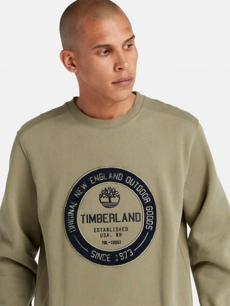 Світшот чоловічий Timberland TB0A6FRM S Хакі (196249885420) - зображення 3