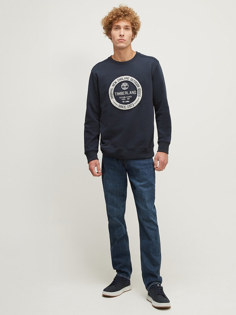 Bluza bez kaptura męska Timberland TB0A6FRM XXL Niebieska (196249885659) - obraz 3