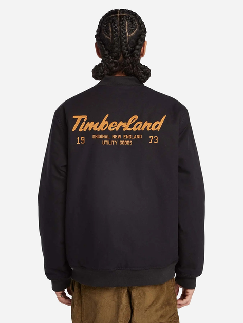 Бомбер чоловічий Timberland TB0A6G7N L Чорний (196247880304) - зображення 2