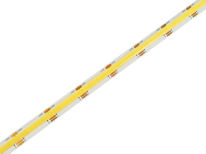 Світлодіодна стрічка COB 10mm 14W/m 1100лм IP33 подвійна плата білий 24V - Фото 2 Світлодіодна стрічка COB 10mm 14W/m 1100лм IP33 подвійна плата білий 24V - зображення 2