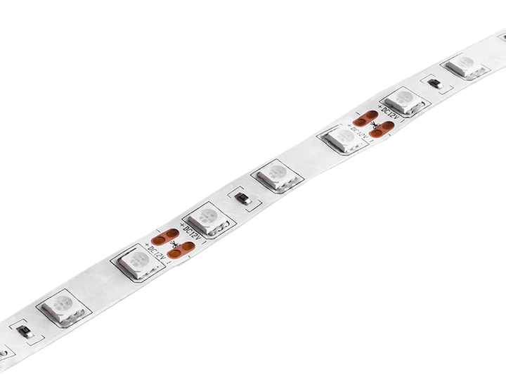 Светодиодная лента 5050-60led-10mm-12V 14,4W/m IP20 двойная плата зеленый LEDUA - изображение 3