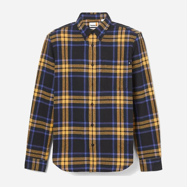 Сорочка бавовняна чоловіча Timberland TB0A6GKH XXXL Чорна (196248810133) - зображення 4
