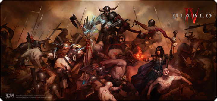 Podkładka gamingowa Blizzard Entertainment Diablo IV Heroes XL Speed (FBLMPD4HEROES21XL) - obraz 1