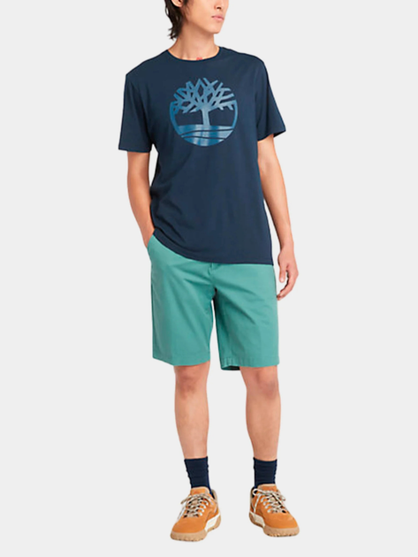 T-shirt męski bawełniany Timberland TB0A2C2R S Niebieski (194902947737) - obraz 3