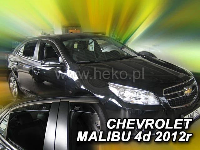 Дефлекторы окон (ветровики) HEKO для Chevrolet Malibu 2012+ 4D вставные 4 шт - изображение 7