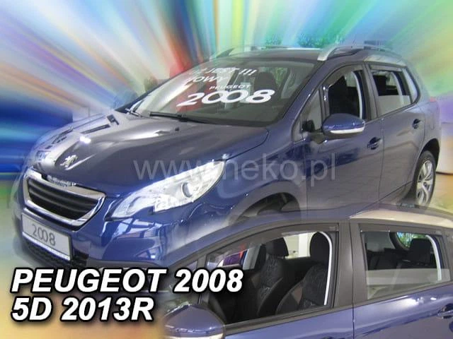 Дефлекторы окон (ветровики) HEKO для Peugeot 2008 2013+ 5D вставные 4 шт - изображение 7