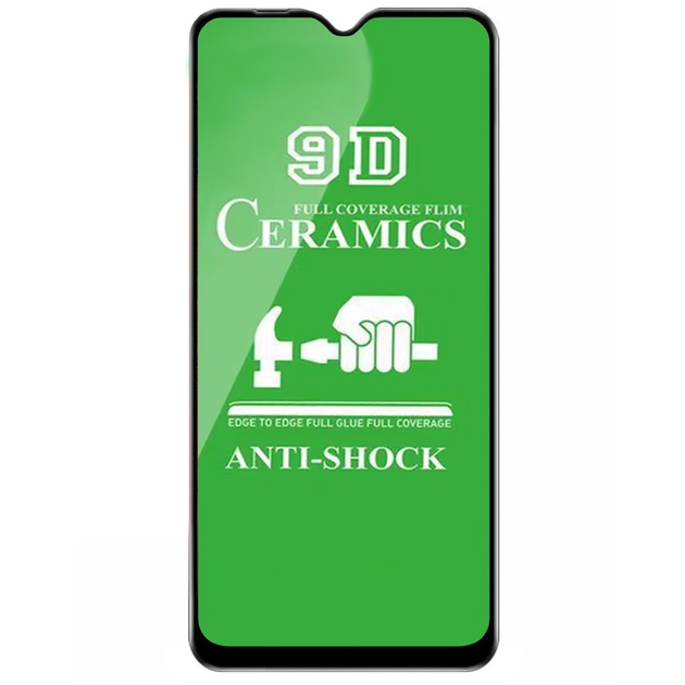 Защитное стекло Ceramic Xiaomi Redmi 8/8A Black - изображение 2