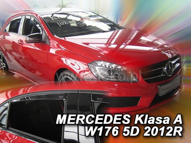 Дефлекторы окон (ветровики) HEKO для Mercedes A-class W-176 2012+ 5D вставные 4 шт - Фото 7 Дефлекторы окон (ветровики) HEKO для Mercedes A-class W-176 2012+ 5D вставные 4 шт - изображение 7