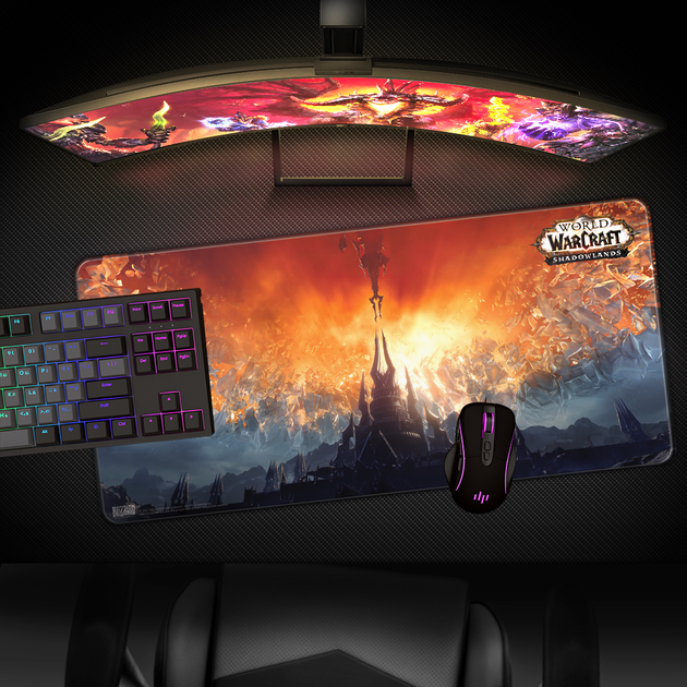 Ігрова поверхня Blizzard Entertainment World of WarCraft Shadowlands Shattered Sky XL Speed (FBLMPWOWSHADO21XL) - зображення 3