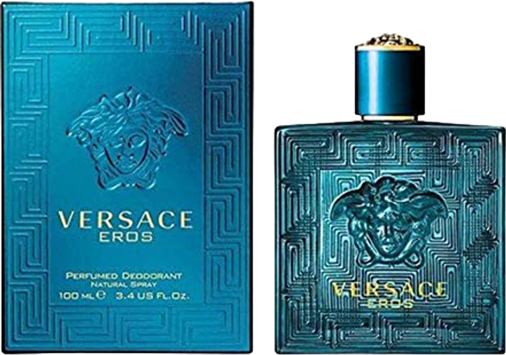 Дезодорант Versace Eros Deo glass в спрее 100 мл (8011003809240) - зображення 2